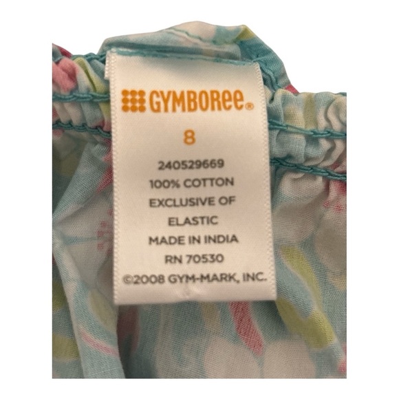 Gymboree Floral Tank Top - Blue, Pink, Yellow Size 8 - Picture 3 of 3